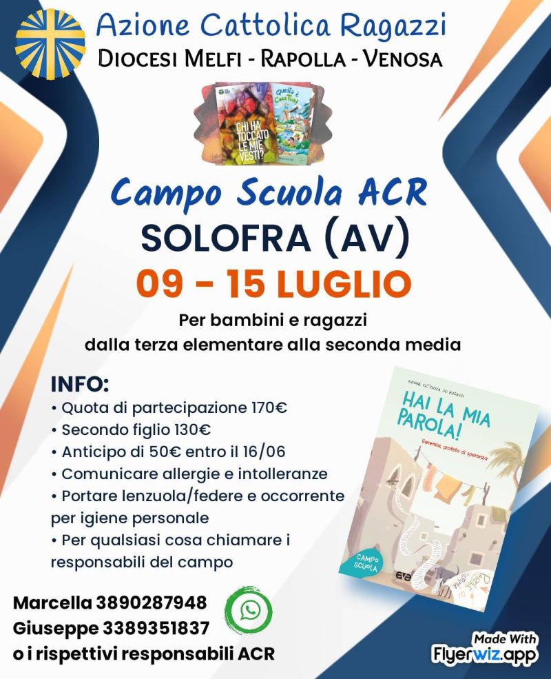 Camposcuola ACR - Solofra (9-15 luglio 2024)